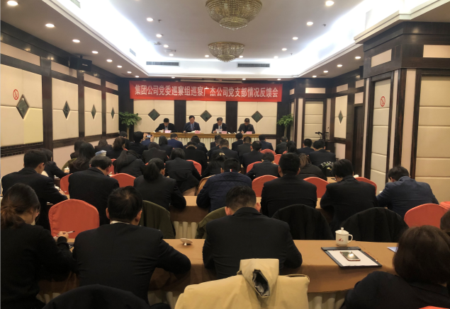 省二輕集團(tuán)公司黨委巡察組召開巡察廣杰公司黨支部情況反饋會
