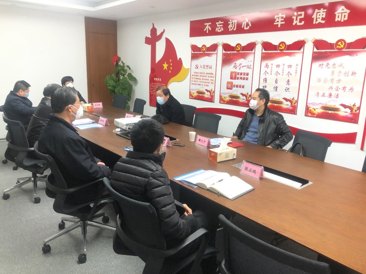 集團公司黨委委員、副總經(jīng)理酈幾寧行赴廣杰公司調(diào)研 