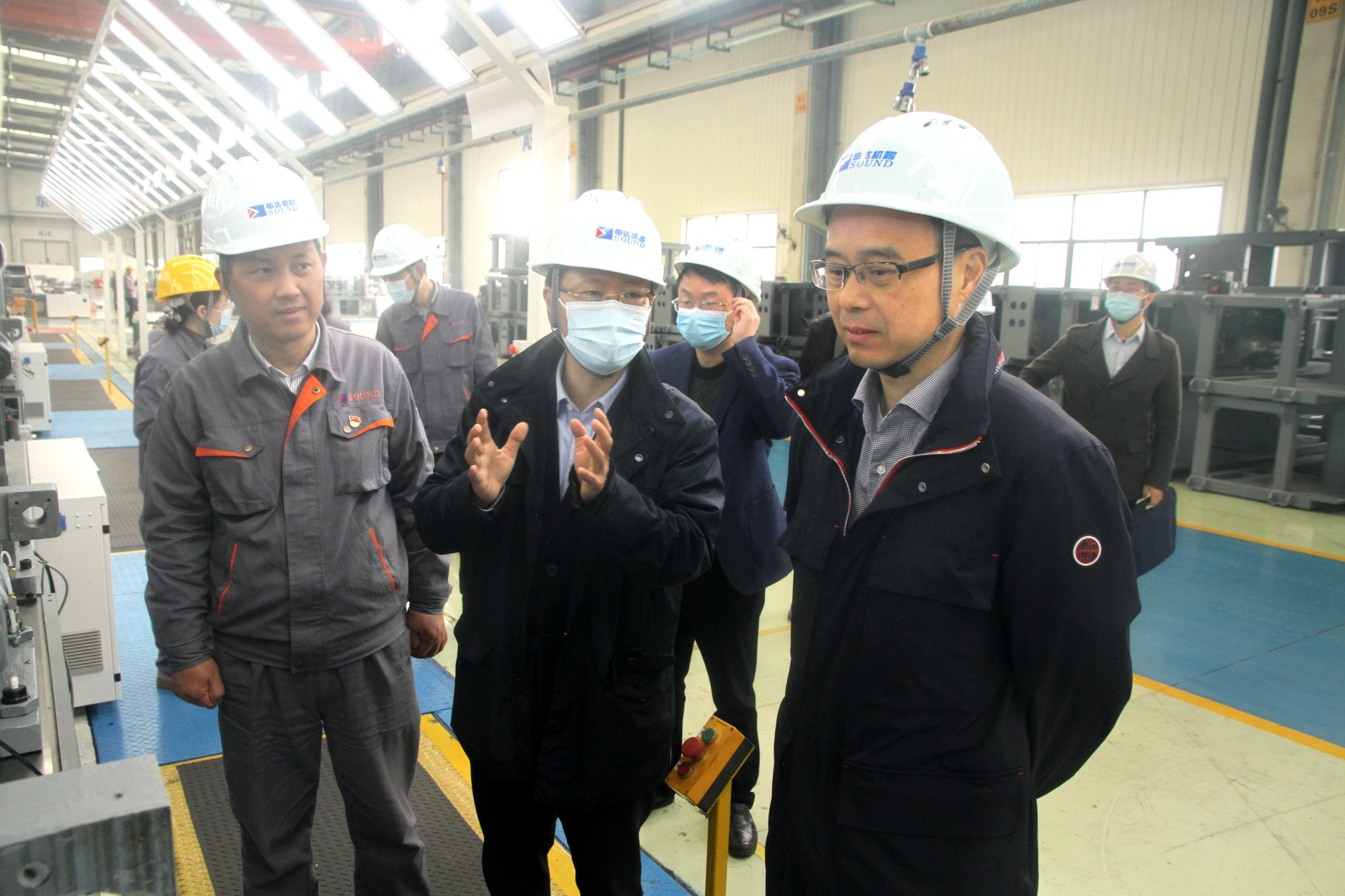 省國資委黨委委員、副主任姜揚(yáng)劍赴申達(dá)機(jī)器公司調(diào)研