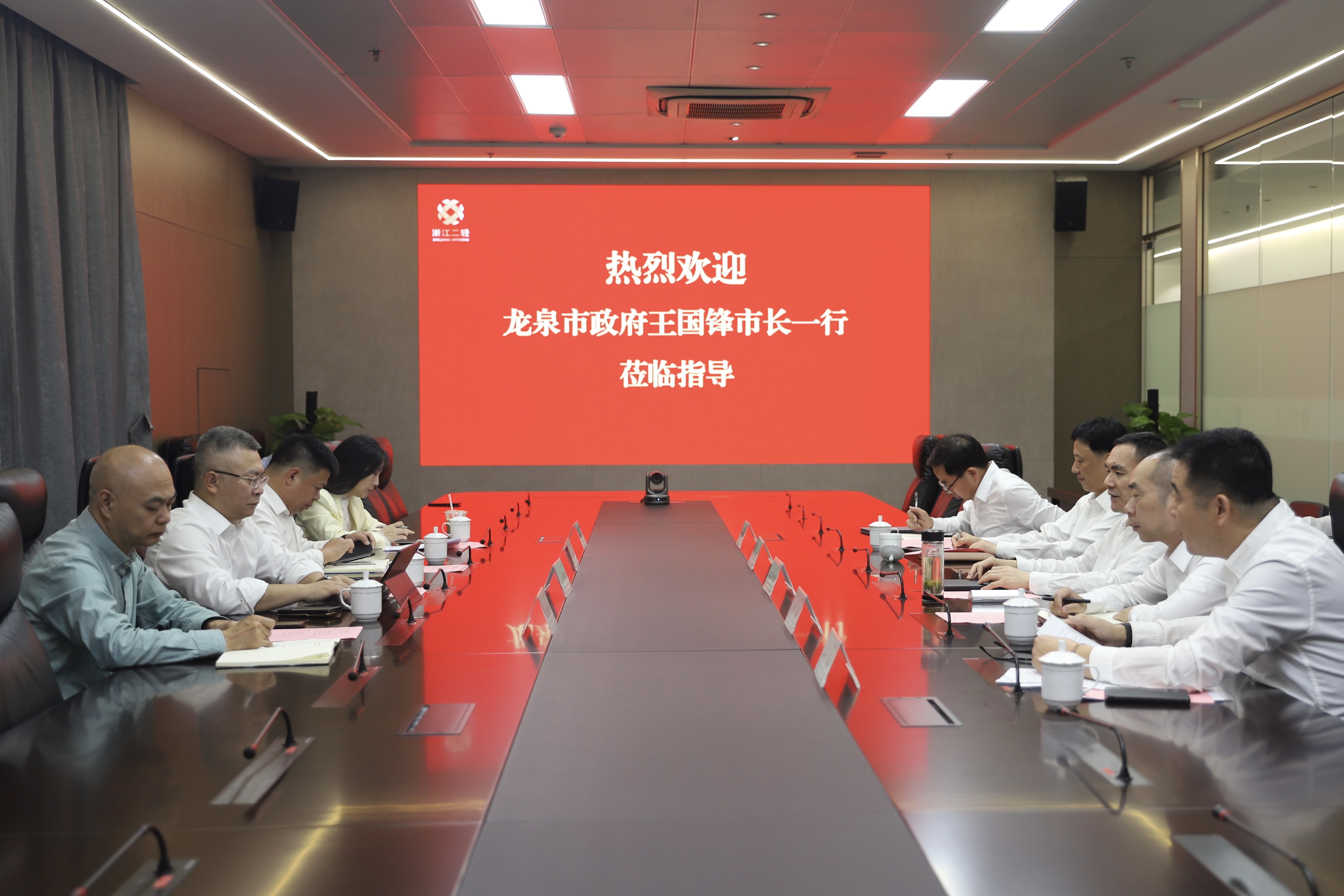 平陽縣、龍泉市政府一行到訪省二輕集團(tuán)